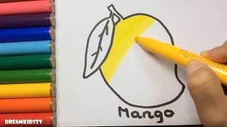 Learning colors with Draw Mango  Art Colors With Colored Markers