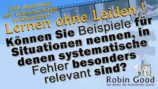 Können Sie Beispiele für Situationen nennen in denen systematische Fehler besonders relevant sind?