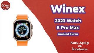 Winex 2023 Watch HK8 Pro Max Amoled Ekran Android İos Uyumlu Akıllı Saat