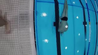 25m underwater dynamic apnea no fins