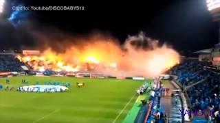 Estadio de fútbol de Rusia en llamas - Festeja el ingreso de su equipo al mundial 2014 de esta forma