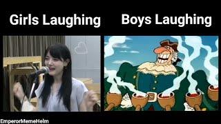 Girls Laughing vs Boys Laughing  Doctor Livesey 