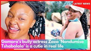 Gomora’s bully actress Zaza ‘Nondumiso Tshabalala’ is a cutie in real life