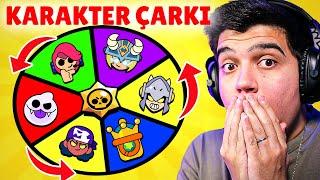 ÇARKI ÇEVİRİP ÇIKAN KARAKTERİ FULLEDİM   Brawl Stars