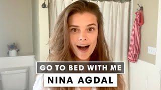 Model Nina Agdals #StayHome Nighttime Skincare Routine  Go To Bed With Me  Harpers BAZAAR