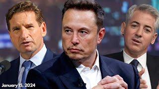 Elon Musk Talks To Presidential Candidate Dean Phillips with Bill Ackman & Jason Calacanis