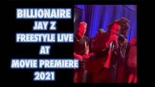 JAY Z FREESTYLE LIVE AT THE HARDER THEY FALL PREMIERE AFTER PARTY 2021