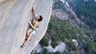 Worlds Hardest Flash - Adam Ondra Climbs 5.15 9a+ First Try