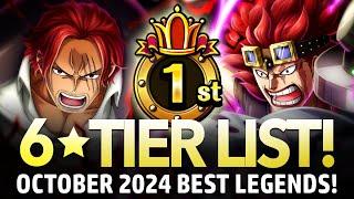 6 TIER LIST Best Legends October 2024 ONE PIECE Treasure Cruise