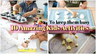 10 Simple Amazing KIDS ACTIVITY IDEAS to keep them entertained  2+ years CHILDREN ACTIVITIES