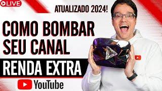 COMO CRESCER SEU CANAL NO YOUTUBE E GERAR RENDA EXTRA AINDA EM 2024 Ep. 1