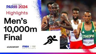 OLYMPIC RECORD   Mens 10000m Final Highlights  #Paris2024 #Olympics