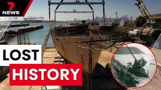 The crew salvaging Australia’s oldest yacht  7NEWS