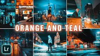 How to edit Orange and Teal Night  Lightroom editing - Lightroom Mobile Tutorial CC Presets Free