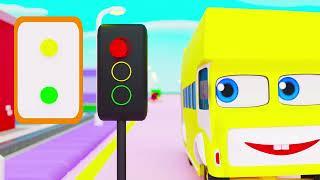 Wheels on the Bus Go Round and Round  Best Rhymes Compilation Video  Nursery Rhymes Collection USA