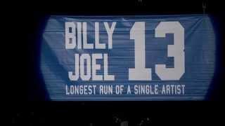 Billy Joel Honored With Banner At MSG January 9 2015