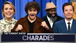 Charades with Elizabeth Olsen and Gaten Matarazzo  The Tonight Show Starring Jimmy Fallon