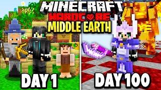 I Survived 100 Days in Middle Earth on Minecraft.. Heres What Happened..