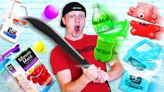 REAL LIFE FRUIT NINJA WITH SATISFYING THINGS