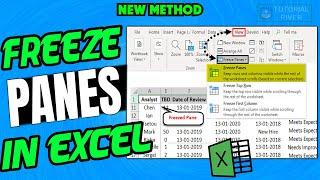 How to freeze panes in excel 2024  Freeze columns and rows in Excel