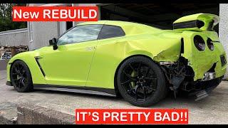 I bought a WRECKED 750BHP Nissan GTR and I’m going to rebuild it