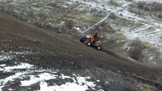 KTM ATV 525 XC climb without initial speed