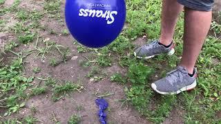 Stomp to pop some Balloons