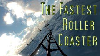 Fastest Roller Coaster floating on the water 2D version