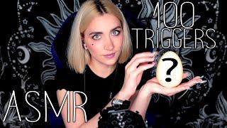 ASMR 100 triggers Short calm version  Tapping scratching liquid gloves