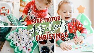 CHRISTMAS ARTS AND CRAFTS FOR KIDS  Fine Motor Activities for Preschoolers  The Carnahan Fam