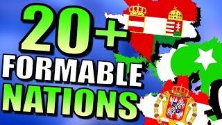 20+ Formable Nations AI ONLY  Hearts of Iron 4 - HOI4