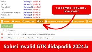 Solusi invalid GTK didapodik 2024.b