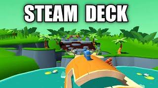 Steam Deck Gameplay & Test - Stumble Guys