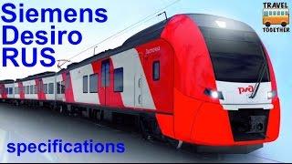 Siemens Desiro RUS. Technical characteristics of the train