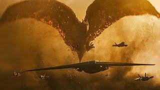 Rodan Vs Jets and  King Ghidorah Scene - Godzilla King of the Monsters 2019