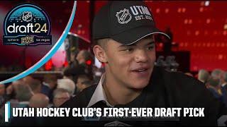 Tij Iginla on being Utah Hockey Club’s first-ever draft pick  2024 NHL Draft