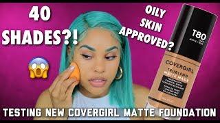 TRYING NEW COVERGIRL TRU BLEND MATTE MADE FOUNDATION