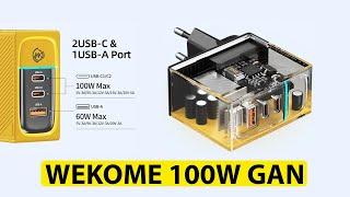 Тест WEKOME 100W GaN - универсальное type-c зарядное для ноутбуков повер- банков планшетов