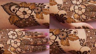 Beautiful Khaleeji Mehendi Design for Back hand 2020