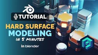 Learn Blender Hard Surface Modeling in 5 Minutes  Polygon Runway