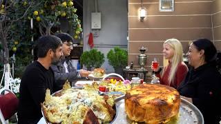 Guests from Hungary Didnt Expect We to Open Such a Luxurious Dinner Table Shah Pilaf