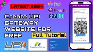 How to Set Up a UPI Gateway Website for FREE  A Step-by-Step Guide 2024