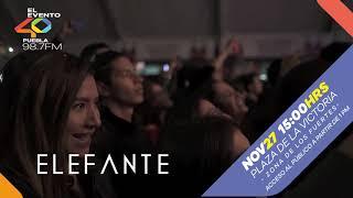 Elefante  confirmados en el evento 40 Puebla