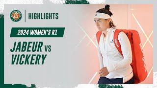 Jabeur vs Vickery Round 1 Highlights  Roland-Garros 2024