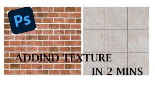 ADDING TEXTUREPATTERNMATERIAL IN PHOTOSHOP IMPORT PATTERN #PHOTOSHOP #TUTORIAL #LEARN #ADOBE