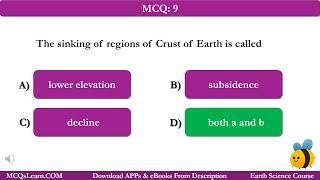 Tectonic Plates MCQ  Questions Answers Grade 8-12 Earth Science Chapter 16 Notes  MCQs App