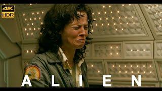 Alien 1979 Scene Movie Clip Upscale 4k UHD HDR - Dolby Vision Sigourney Weaver