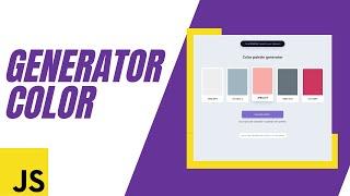 Build a Color Generator with JavaScript on iCodeThis