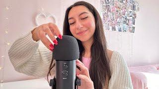 ASMR MIC SCRATCHING YOUR HEAD & DOWN YOUR SPINE *FOAM COVER* 