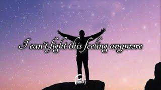 REO Speedwagon - I Cant Fight This Feeling Anymore Lyrics